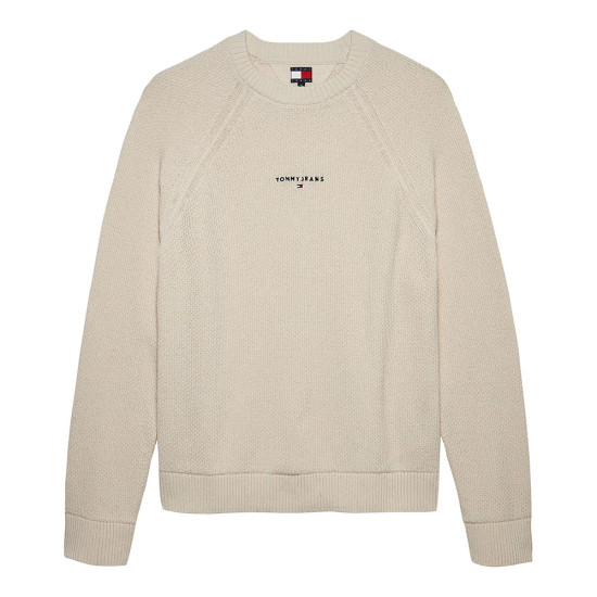 Tommy Hilfiger Ανδρική πλεκτή μπλούζα Slim Raglan Linear Sweater